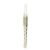 ALLEX Japanese Craft Tweezers Precision Fine Point Tips (Straight), Made in JAPAN, Pointy Tweezers for Crafting, Hobby, Jewelry Detail Work, Japanese Stainless Steel, Silver view 2