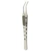 ALLEX Japanese Craft Tweezers Precision Fine Point Tips (Curved), Made in JAPAN, Pointy Tweezers for Crafting, Hobby, Jewelry Detail Work, Japanese Stainless Steel, Silver view 2