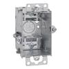 Steel City LXOWC-25 3 x 2 Gangable Switch Box, 12.5 Cubic Inches, 2-1/2" Deep, 1/2" Knockouts, Pre-Galvanized Steel, Armored Cable Clamps (C-3), Adapts to 3/4" Wall Thickness, Ears Flush for Old Work view 1