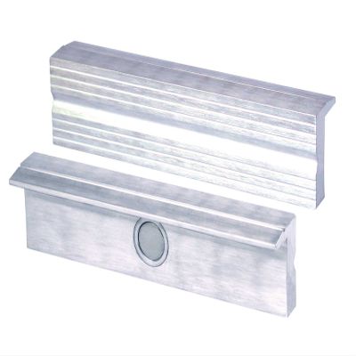 Vice Jaws/Protective Jaws Right-Angled, Plane-Parallel, Integrated Special Magnets, Suitable for vice, 4665282