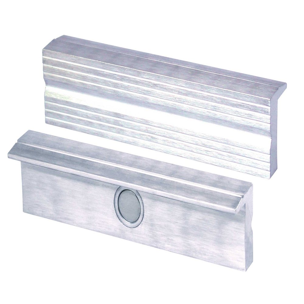 Vice Jaws/Protective Jaws Right-Angled, Plane-Parallel, Integrated Special Magnets, Suitable for vice, 4665282