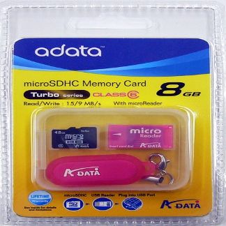 A-DATA MICROSDHC CL6 8G MICROREADER