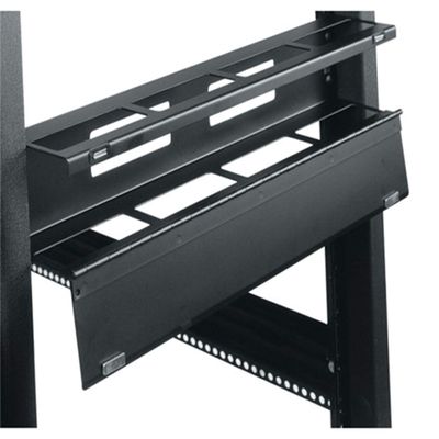 19" W Hinged Horizontal Cable Manager Height: 3.5" H (2U Space)