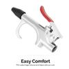 Hiltex 31111 Long Reach Pneumatic Air Blow Gun | 24 Length | 1/4" NPT Air Inlet | Angled Aluminum Nozzle with Pistol Grip Trigger | Rubber Tip view 3
