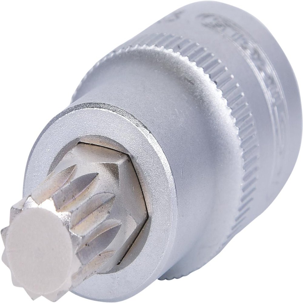 KS TOOLS 1/2" Bit Socket Spline (XZN), M10, 55 mm, on Hang tag