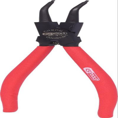 Wheel bearing circlip pliers, angled, 240mm