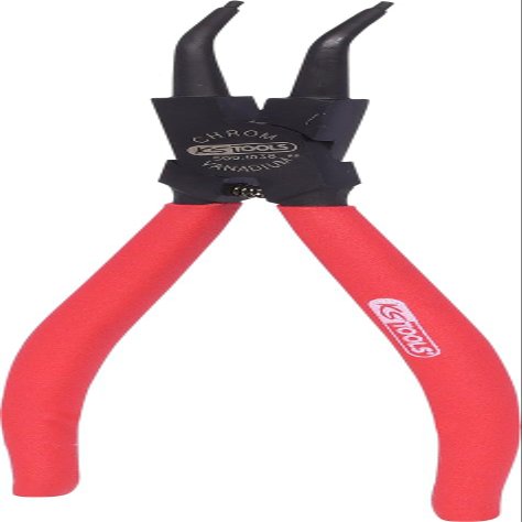 Wheel bearing circlip pliers, angled, 240mm