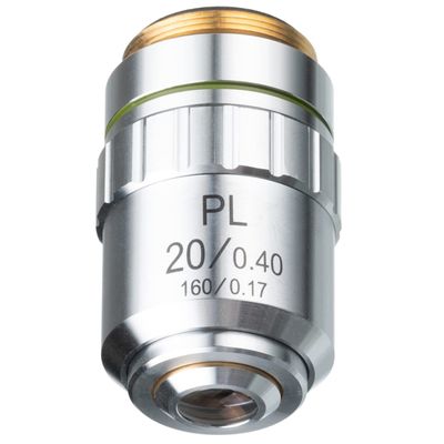 Bresser Objective Lens DIN-PL 20x Plan-achromatic for Microscopes