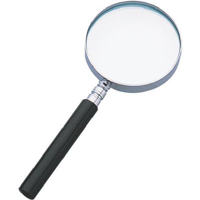 Shinwa Sokutei 75509 Loupe for Reading A-2 Plastic Handle, 2.5X, 2.6 inches (65 mm)