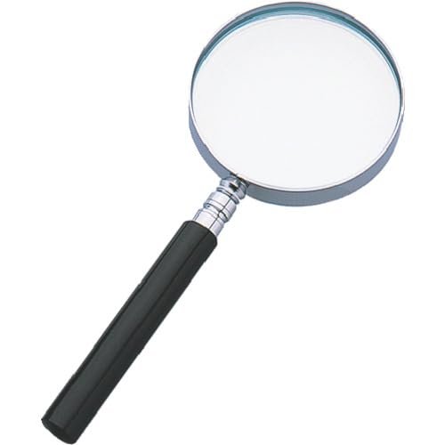 Shinwa Sokutei 75509 Loupe for Reading A-2 Plastic Handle, 2.5X, 2.6 inches (65 mm)