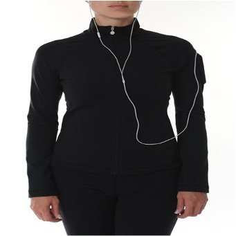Beyond Yoga Supplex iPod Jacket (Black, Medium)