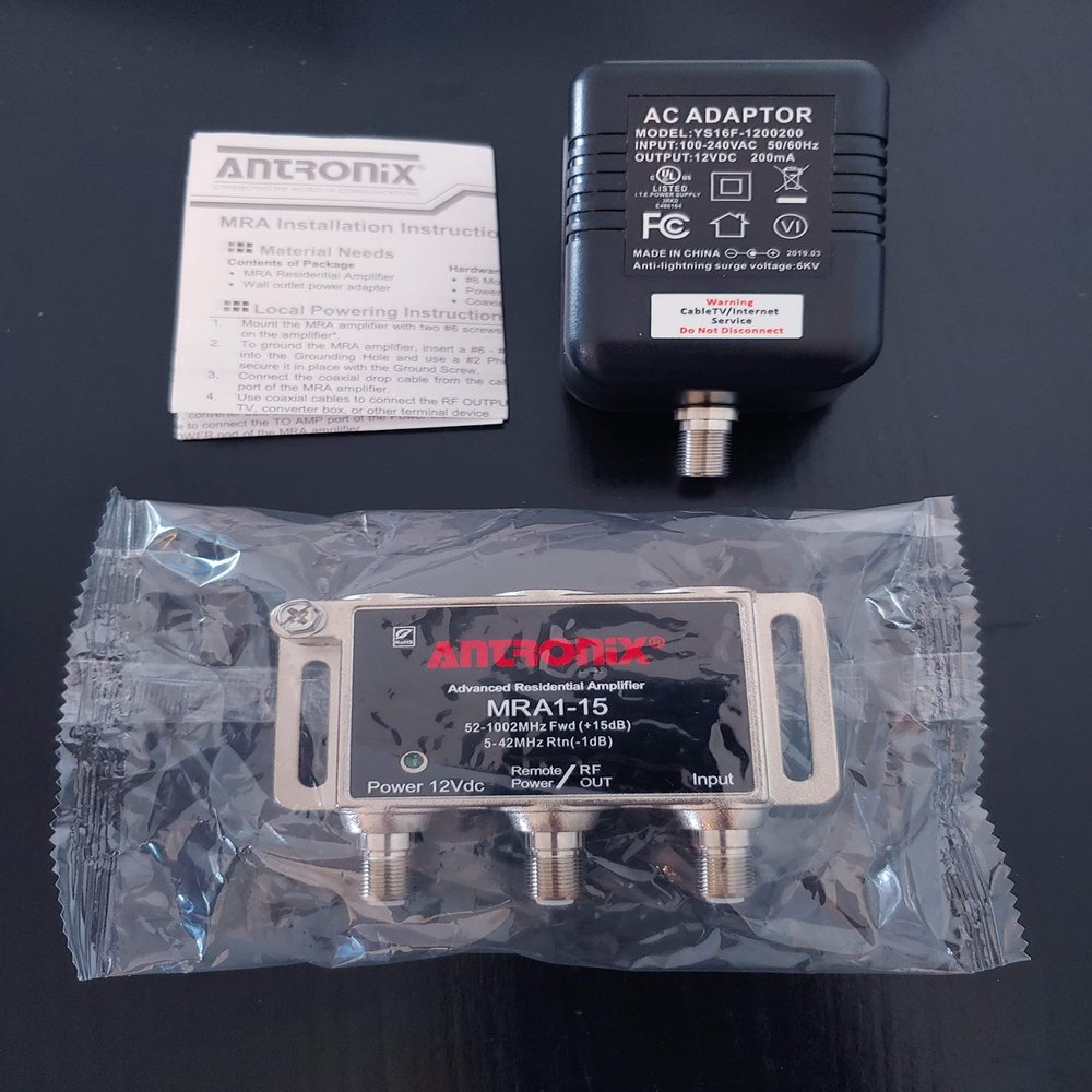 MRA1-15/ACP one output micro amplifier with power supply