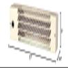 Qmark WHT500 Utility Heater for Use in Well Houses, Utility Rooms, and Areas with Pipes and Machinery, 500 Watt, 240 Volt, Beige view 2