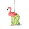 Clementine Designs Pink Flamingo Ceiling Fan Pull Chain Light Nautical Beach Ocean Sea Life Decorative Extension view 1