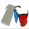 3D Glasses Red and Cyan Anaglyph - Classic Plastic Style - YOUTUBE - 1 Pair view 1