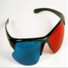 3D Glasses Red and Cyan Anaglyph - Classic Plastic Style - YOUTUBE - 1 Pair view 2