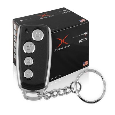 XO Vision DX382 Universal Car Alarm System with Two 4-Button Remotes