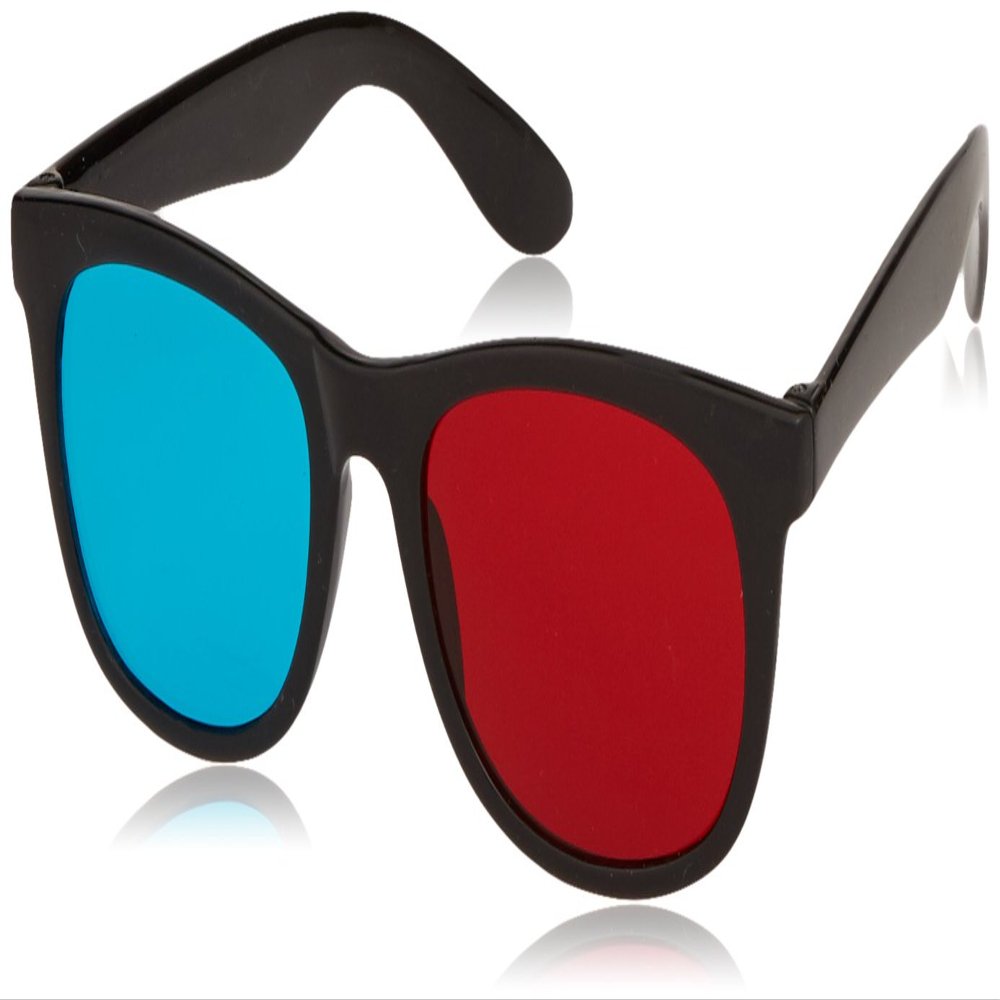 3D Glasses for YouTube Viewing - PRISMACHROME/ANACHROME (TM) Anaglyph Glasses - with Diopter