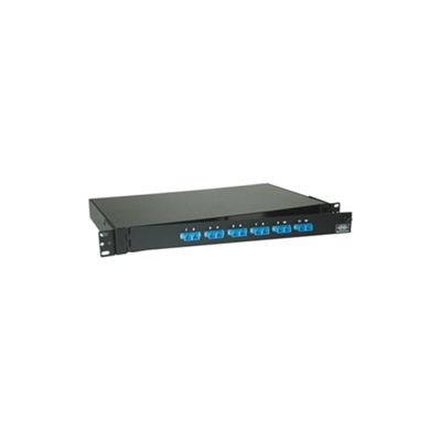 Hubbell HUBFPR012SCM Rackmount Panel with 6 SC Duplex, Fiber, 12 Port, Phosphor Bronze
