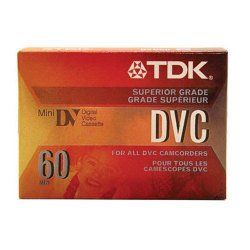 Mini DV Tape 60 Min (5 pack)