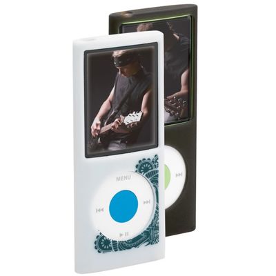 Case Logic iPod nano #174; (4th Gen) Silicone Cases- 2 pack - White Doily