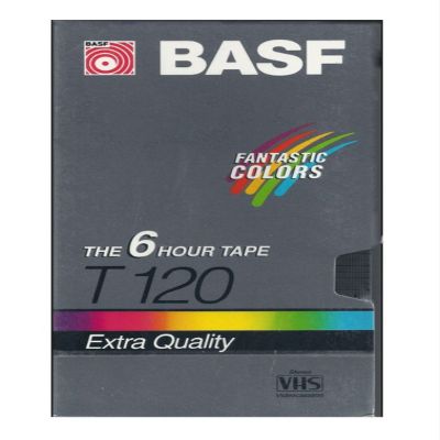 BASF T120 6-Hour VHS Tape Extra Quality