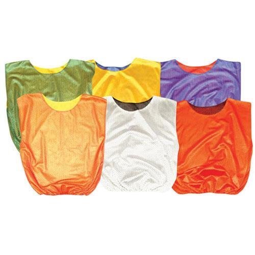 BSN Sports Reversible Scrimmage Vests, Orange/Gold Dozen