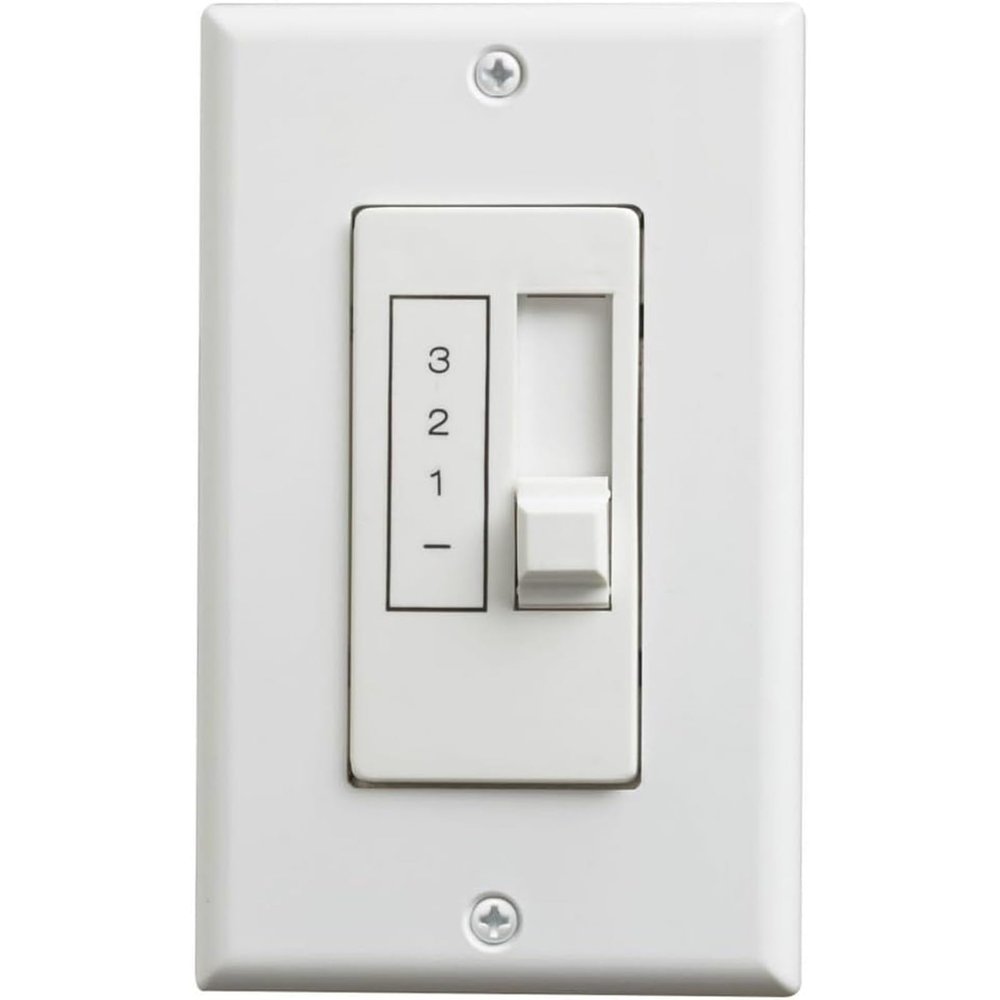 Quorum International 5 Amp Slide Ceiling Fan Control - White - 7-1190-6, Light
