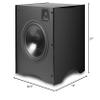 Atlantic Technology 642eSB-BLK THX Certified 12" Powered Subwoofer, 350-Watt (Single, Black) view 3