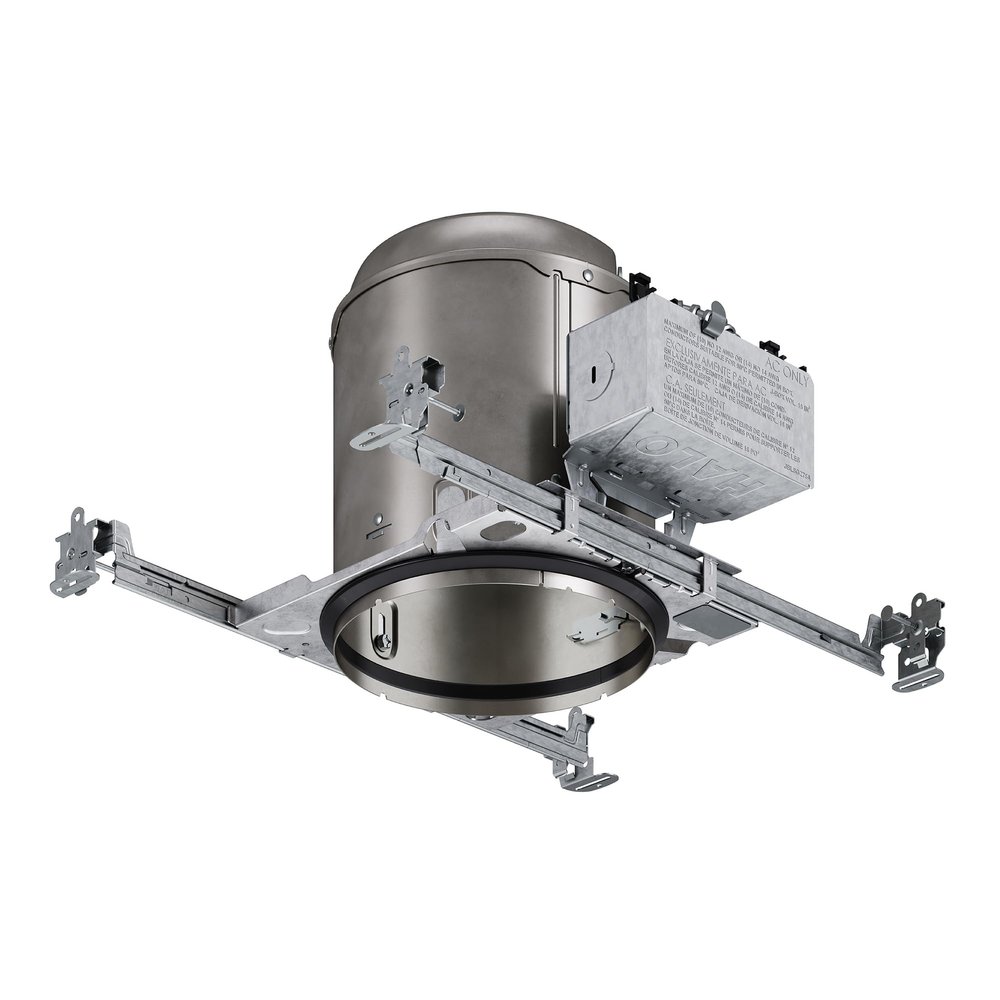 HALO H750 6 Recessed Lighting Housing for New Construction, IC-Rated, Air-Tite, Compatible w/HALO LED Modules & Trims