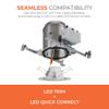 HALO H750 6 Recessed Lighting Housing for New Construction, IC-Rated, Air-Tite, Compatible w/HALO LED Modules & Trims view 4