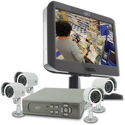 Svat 4 Ch Dvr Sec Sys 4 Od Nv Ccd Cam 8.5 LCD