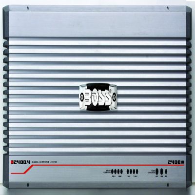 BOSS Audio Systems ONYX N2400.2 2400 Watts 2-Channel Mosfet Power Amplifier with Remote Subwoofer Level Control