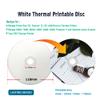 PlexDisc DVD+R 4.7GB 16X White Thermal Hub Printable - 100 Disc Spindle (FFP) - 63C-415-BX view 2