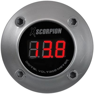 Xscorpion DVM3RS 3-Digit Red LED Digital Voltage Display Round VoltMeter