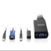 IOGEAR 4-Port USB KVM Switch with Cables and Remote GCS24U, Black view 2