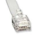 Cablesys 6P6C Connector Plug Telephone Line Cord for Landline Telephone, 26 AWG, 14 FT