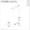 Kingston Brass DTT2181 Tip-Toe Bath Tub Drain and Overflow, Polished Chrome 26.81 x 12 x 3.19 view 2