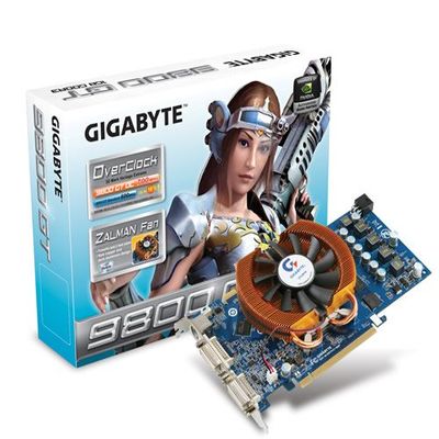 9800GT DDR3-1G Oc DX10 2XDVI-I Tv Out Zalman VF830