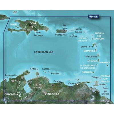 Garmin vus030r southeast caribbean sd card over $150