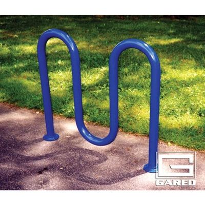 Gared 9' 3" Loop-Style Powder Coated Bike Rack (Holds 11 Bikes)