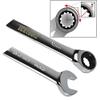 IceToolz Ring/Wrench with Ratchet 9 mm Chrome Vanadium Silver view 1
