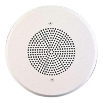 8in. SPKR RND CEIL 25/70V 4W MULTI-TAP Vol Ctrl Wht