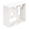 ICC 2-Gang Surface Mount Back Box, Raceway Compatible, White, 1-Pack view 1