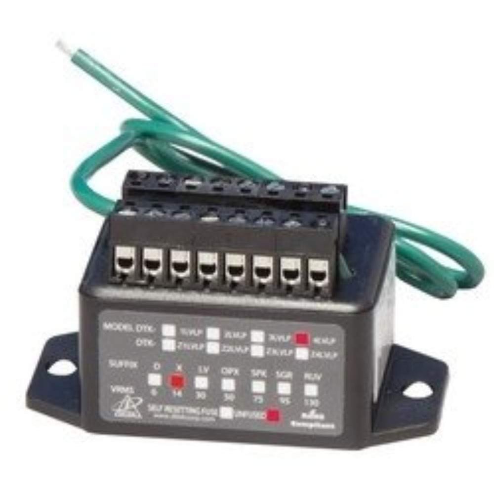 DITEK DTK-4LVLPX 4 PAIR-14V Terminal Strip, 16-22AWG
