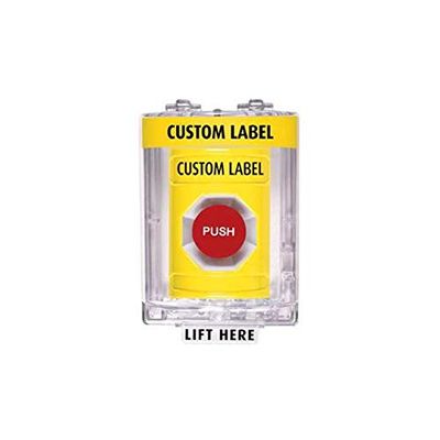 SAFETY TECHNOLOGY INC. SS2244 YELLOW MOMENTARY PUSH BUTTON FIRE ALARM SOUND SF-SS2244 UPC 6629502244