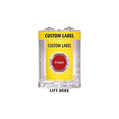 SAFETY TECHNOLOGY INC. SS2244 YELLOW MOMENTARY PUSH BUTTON FIRE ALARM SOUND SF-SS2244 UPC 6629502244