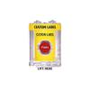 SAFETY TECHNOLOGY INC. SS2244 YELLOW MOMENTARY PUSH BUTTON FIRE ALARM SOUND SF-SS2244 UPC 6629502244 view 1