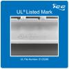 ICC Station ID Wall Plate with 3 Ports, Single Gang, UL Listed, ABS Plastic, Keystone Jack Compatible, Label Window with Clear Cover, White view 2