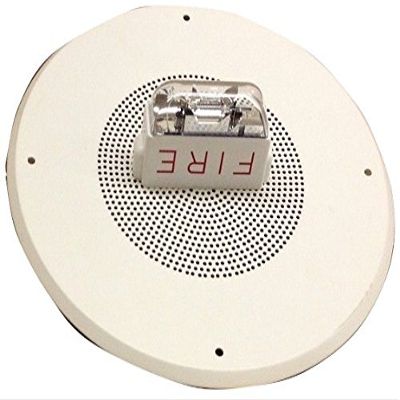 S8-24MCCH-FW High-Candela Speaker Strobe (White)